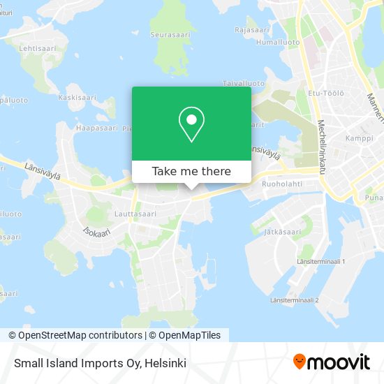 Small Island Imports Oy map