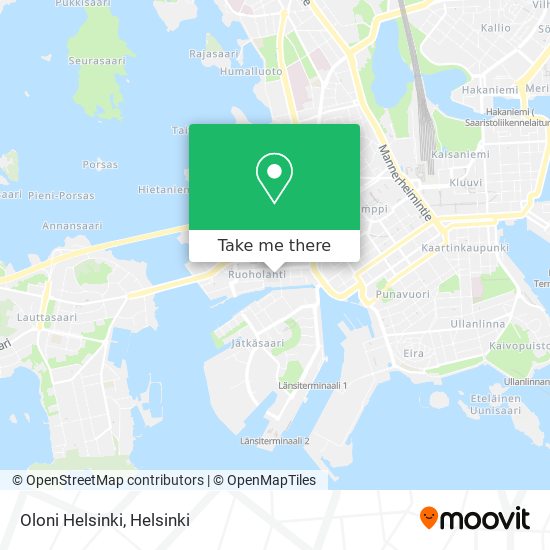 Oloni Helsinki map