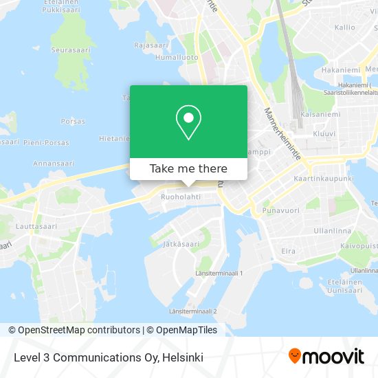 Level 3 Communications Oy map