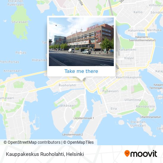 Kauppakeskus Ruoholahti map