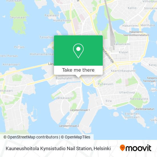 Kauneushoitola Kynsistudio Nail Station map