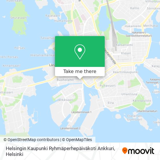Helsingin Kaupunki Ryhmäperhepäiväkoti Ankkuri map