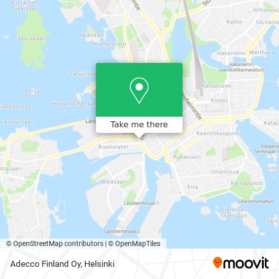 Adecco Finland Oy map