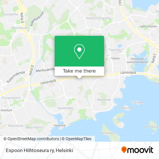 Espoon Hiihtoseura ry map