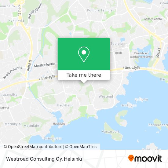 Westroad Consulting Oy map