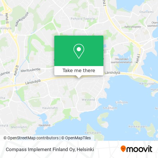 Compass Implement Finland Oy map
