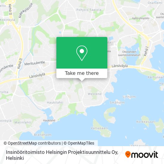 Insinööritoimisto Helsingin Projektisuunnittelu Oy map