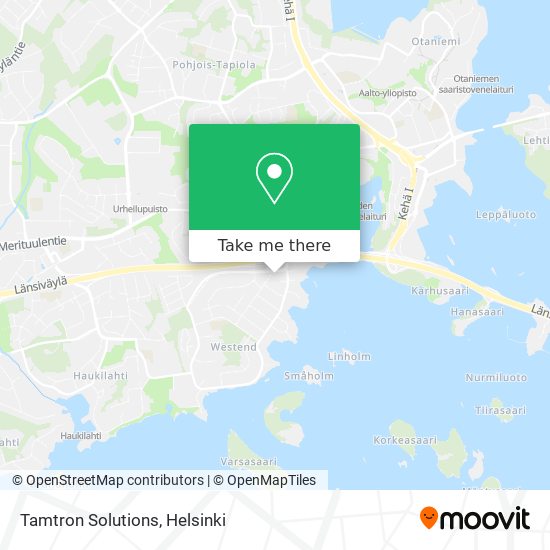 Tamtron Solutions map