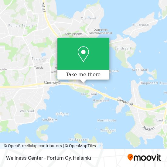 Wellness Center - Fortum Oy map