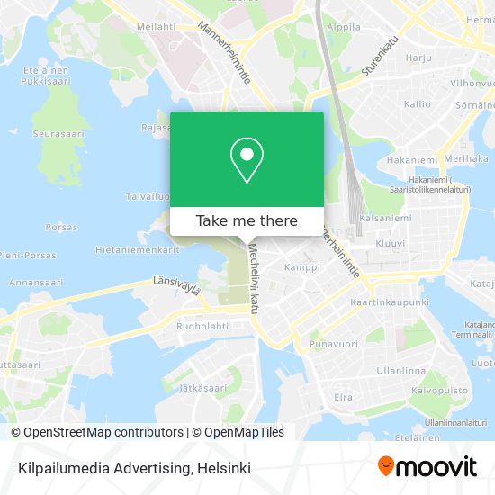 Kilpailumedia Advertising map