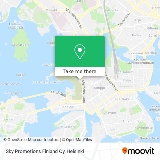 Sky Promotions Finland Oy map