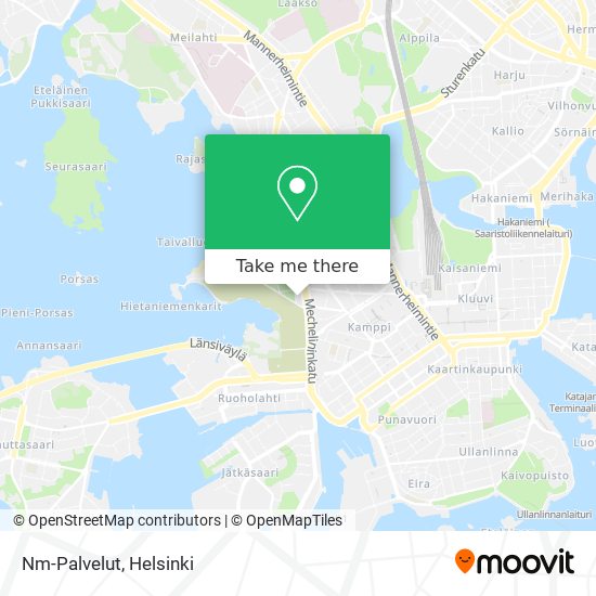 Nm-Palvelut map