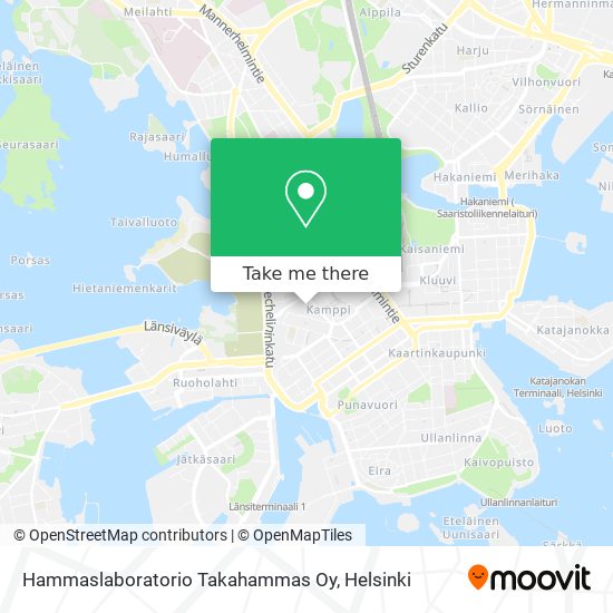 Hammaslaboratorio Takahammas Oy map