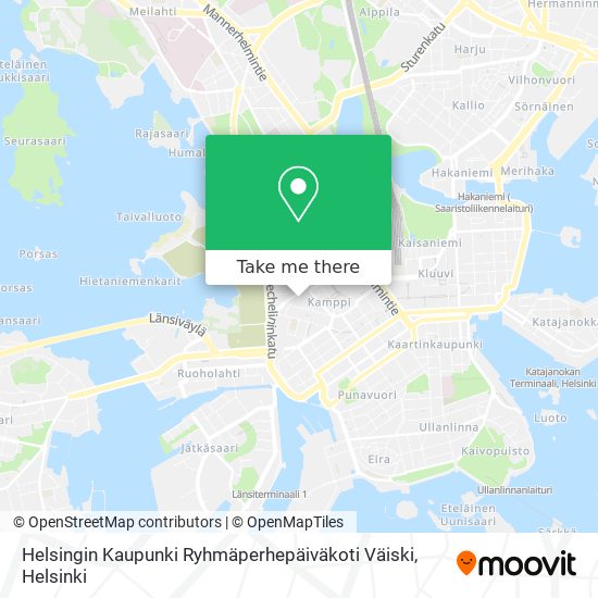Helsingin Kaupunki Ryhmäperhepäiväkoti Väiski map