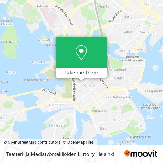 Teatteri- ja Mediatyöntekijöiden Liitto ry map