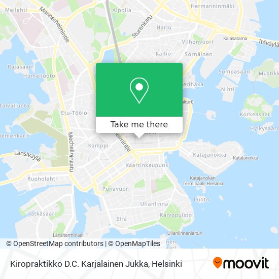 Kiropraktikko D.C. Karjalainen Jukka map