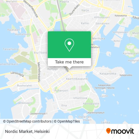 Nordic Market map