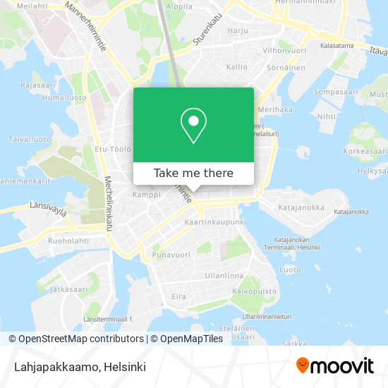 Lahjapakkaamo map