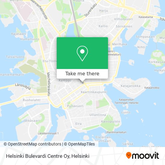 Helsinki Bulevardi Centre Oy map