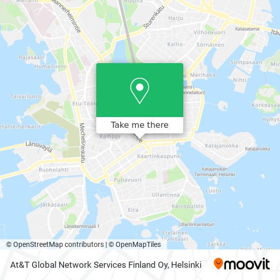 At&T Global Network Services Finland Oy map