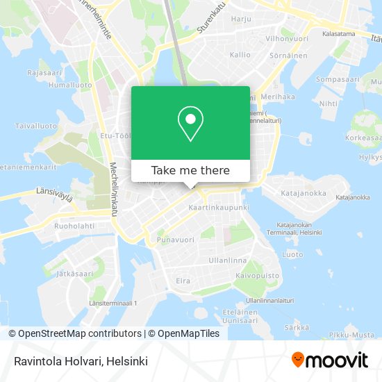 Ravintola Holvari map