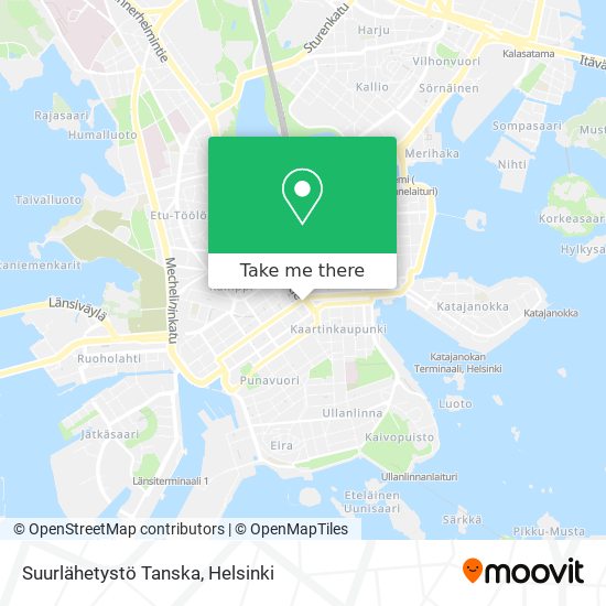 Suurlähetystö Tanska map