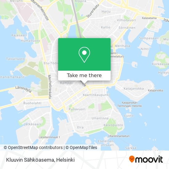 Kluuvin Sähköasema map