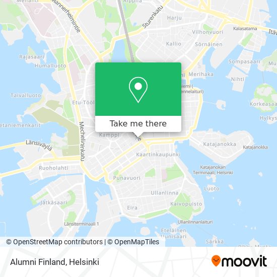 Alumni Finland map