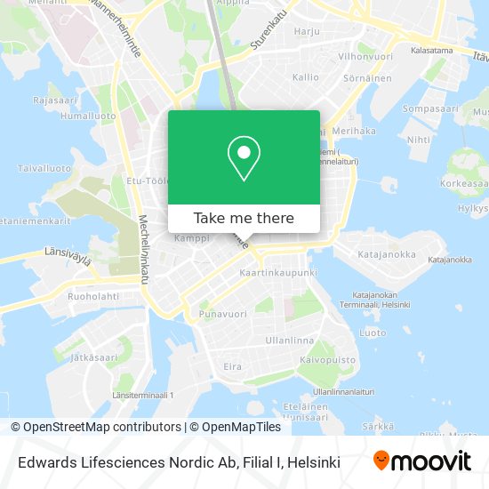 Edwards Lifesciences Nordic Ab, Filial I map
