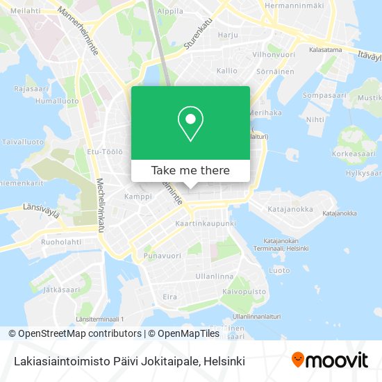 Lakiasiaintoimisto Päivi Jokitaipale map