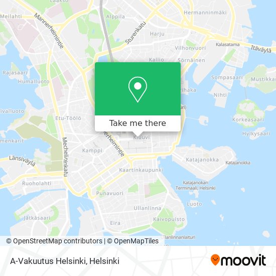 A-Vakuutus Helsinki map