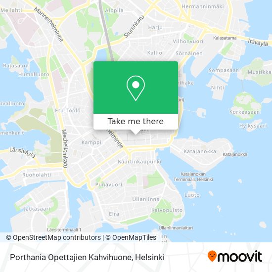 Porthania Opettajien Kahvihuone map