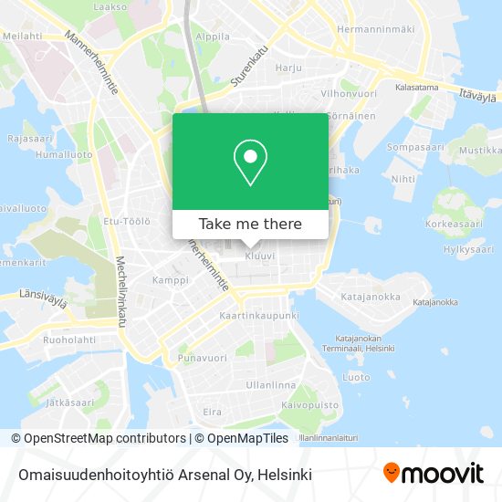 Omaisuudenhoitoyhtiö Arsenal Oy map