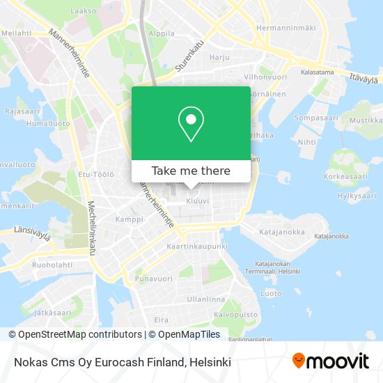 Nokas Cms Oy Eurocash Finland map