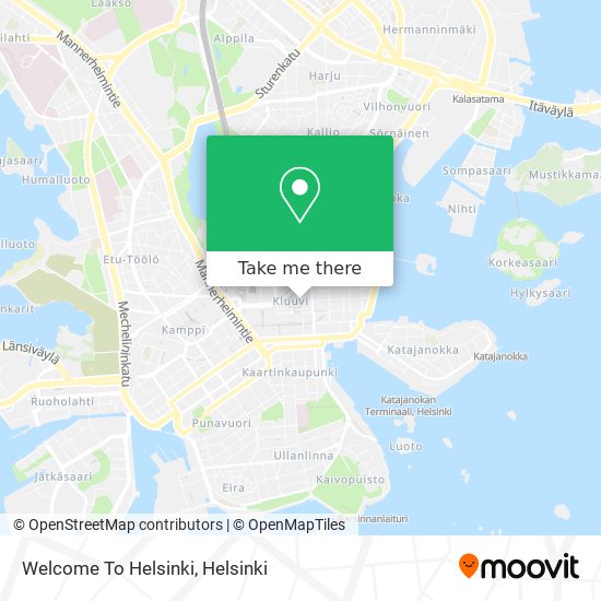 Welcome To Helsinki map
