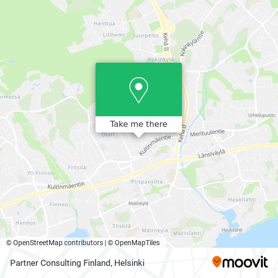Partner Consulting Finland map
