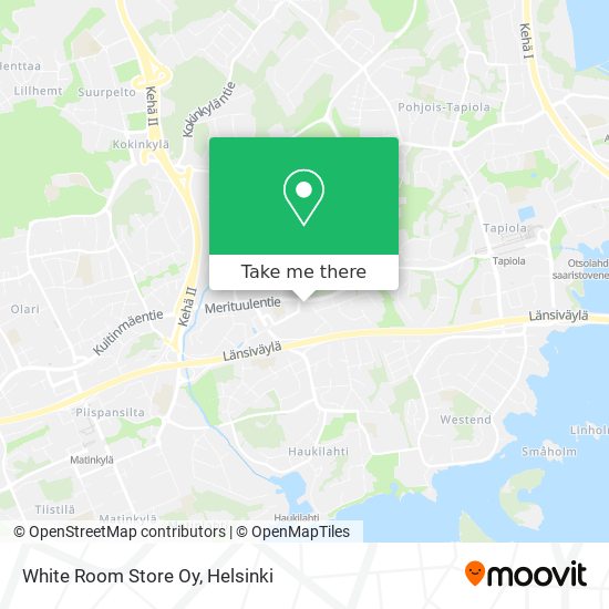 White Room Store Oy map