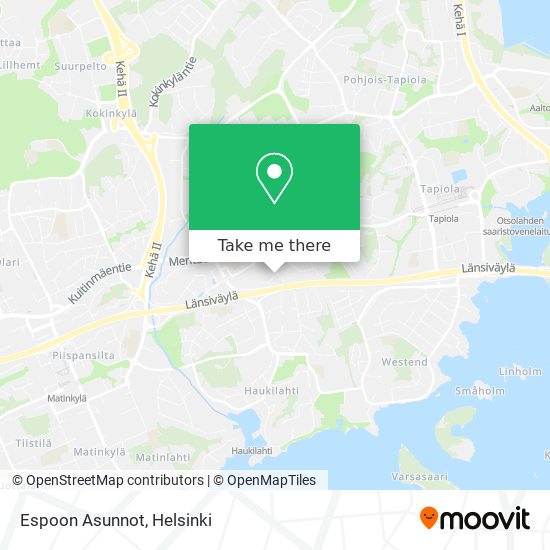 Espoon Asunnot map