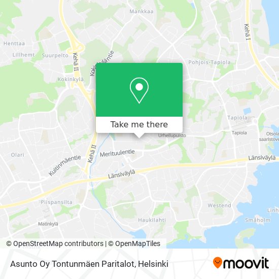 Asunto Oy Tontunmäen Paritalot map