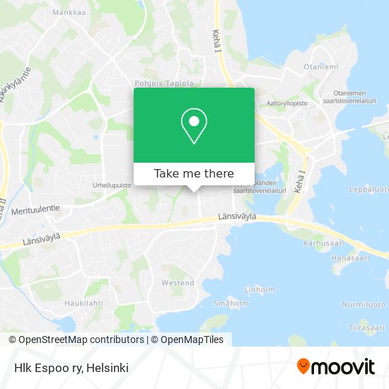 Hlk Espoo ry map