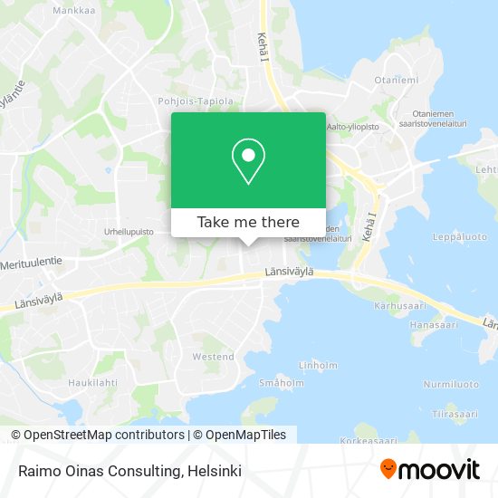 Raimo Oinas Consulting map