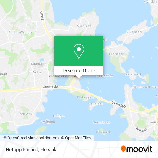 Netapp Finland map