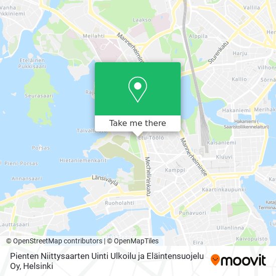 Pienten Niittysaarten Uinti Ulkoilu ja Eläintensuojelu Oy map