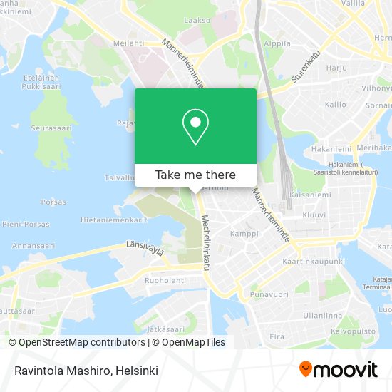 Ravintola Mashiro map