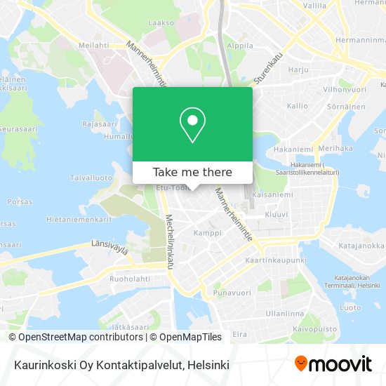 Kaurinkoski Oy Kontaktipalvelut map