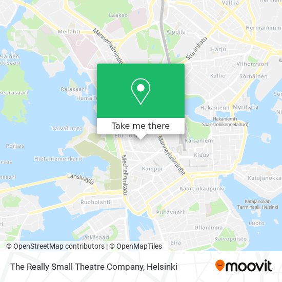 The Really Small Theatre Company map