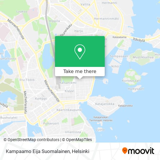 Kampaamo Eija Suomalainen map