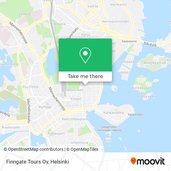 Finngate Tours Oy map