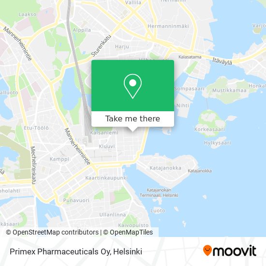 Primex Pharmaceuticals Oy map