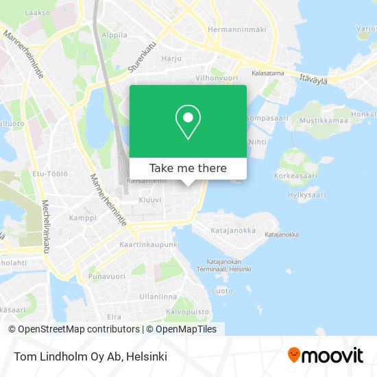 Tom Lindholm Oy Ab map